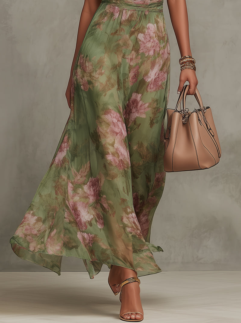 Bellagio Halter Maxi Dress
