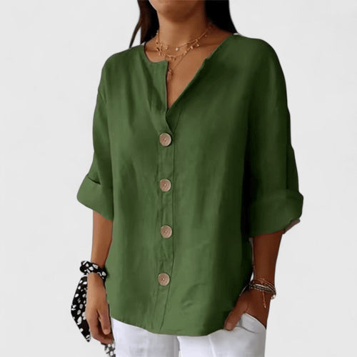 Astraea Button Tunic Blouse