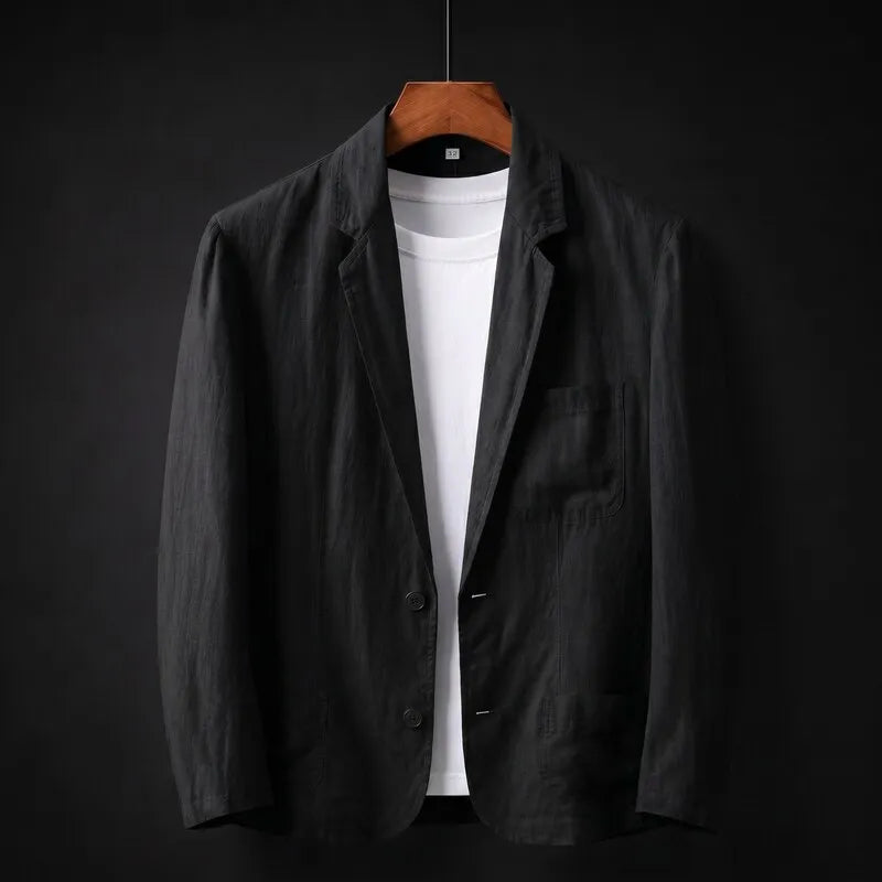 Primrose Hill Soft Cotton-Linen Blazer