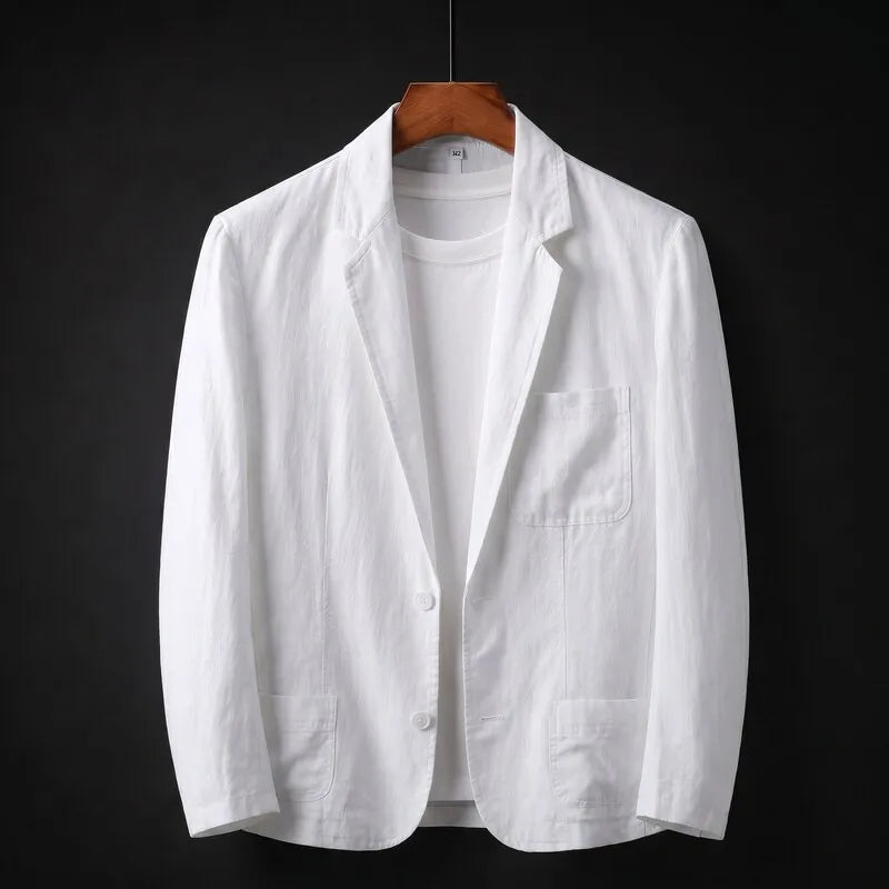 Primrose Hill Soft Cotton-Linen Blazer