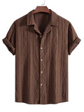Meridian Textured Camp Collar Shirt