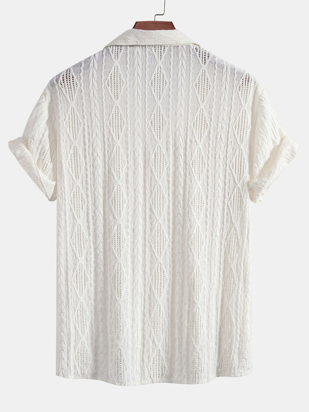 Meridian Textured Camp Collar Shirt