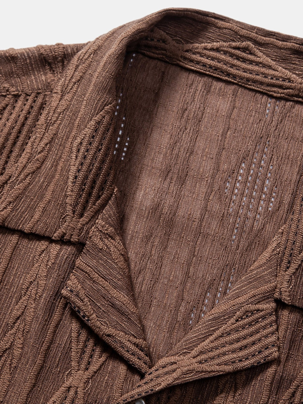 Meridian Textured Camp Collar Shirt