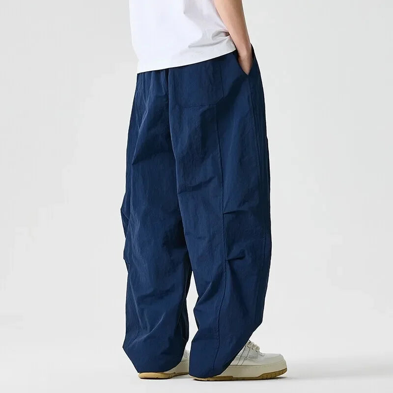 Le Marais Wide-Leg Cotton-Linen Trousers
