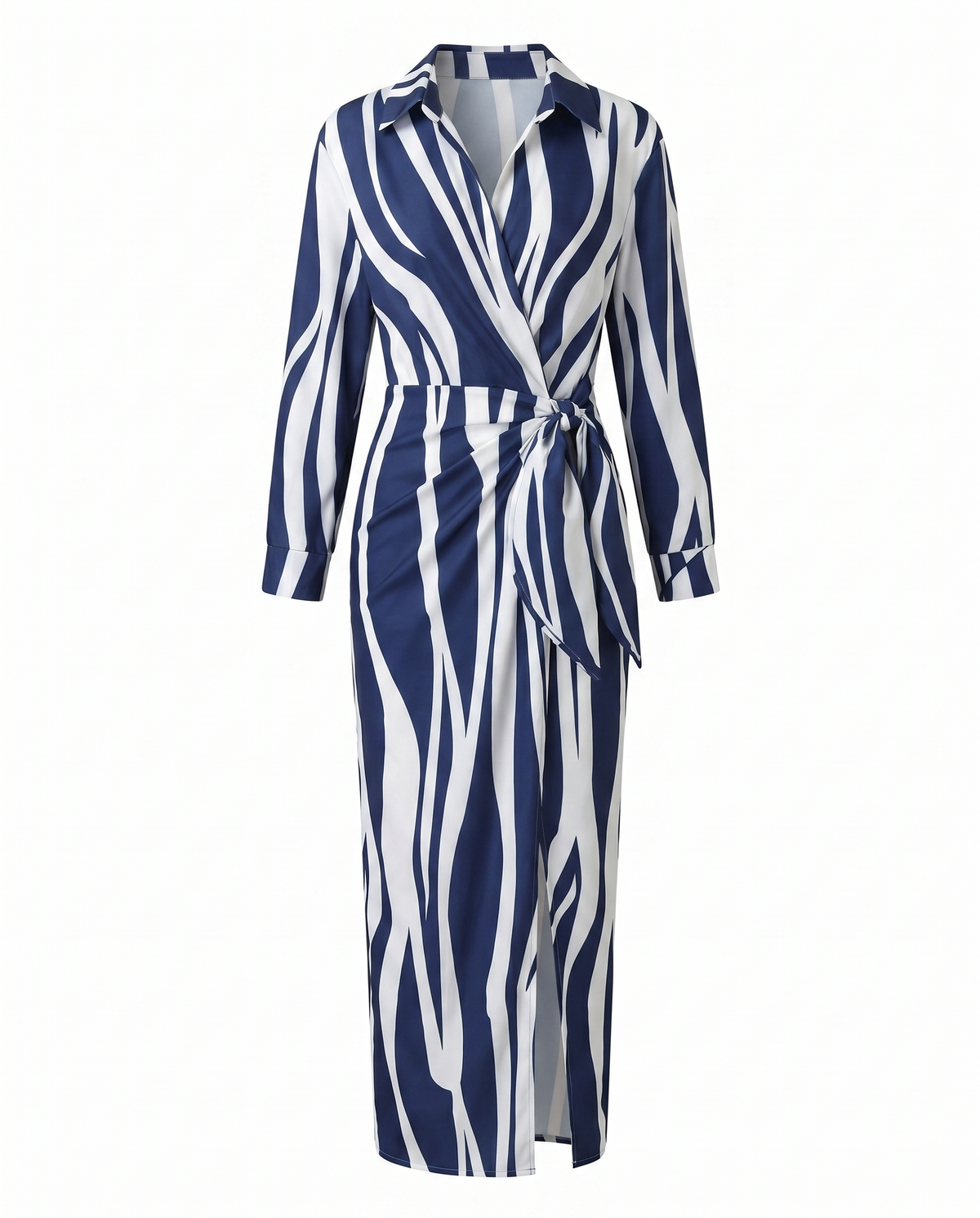 Queensland Leaf-Print Maxi Dress