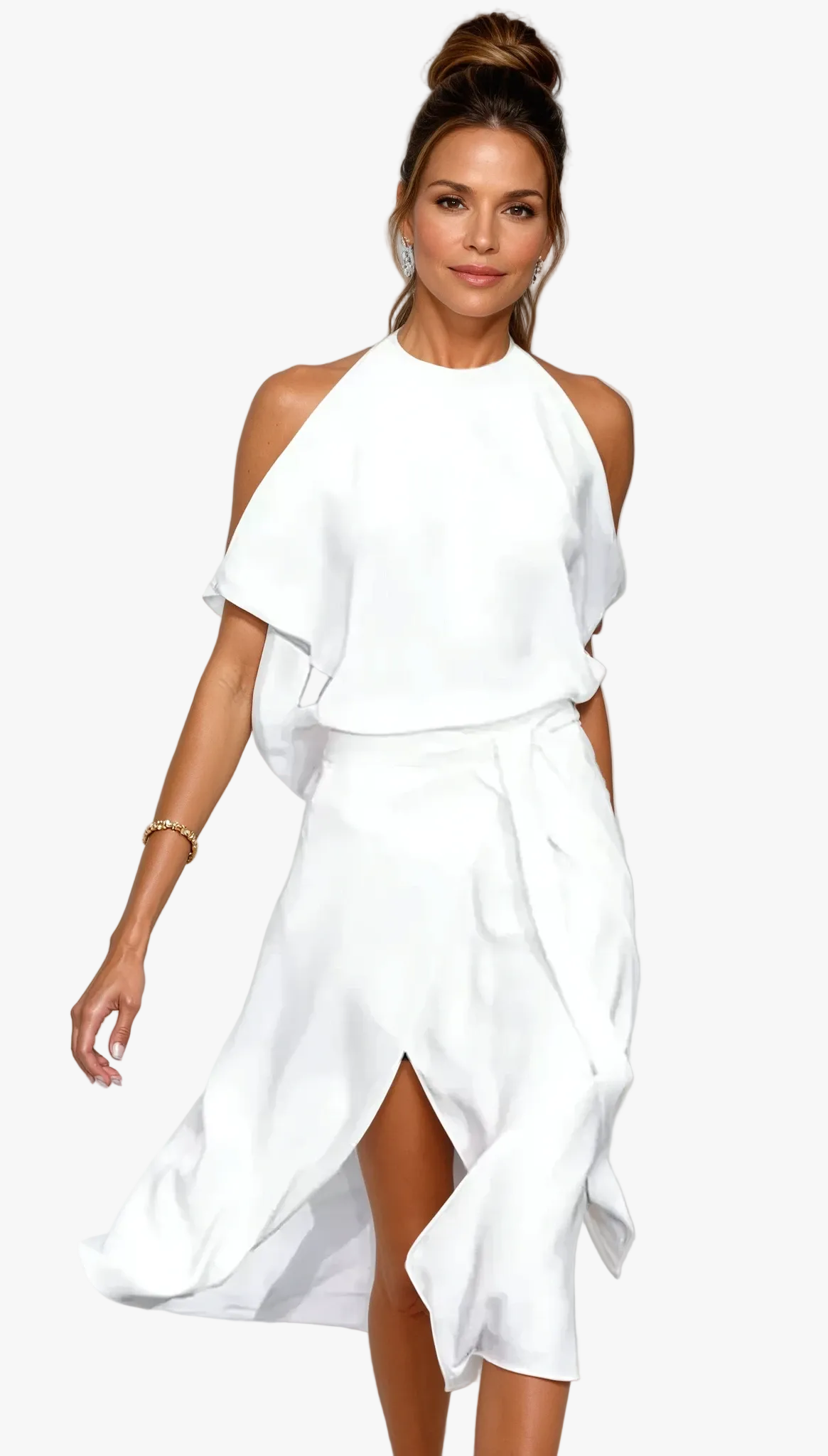 Monte Carlo Halter Midi Dress